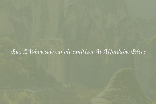 Buy A Wholesale car air sanitizer At Affordable Prices