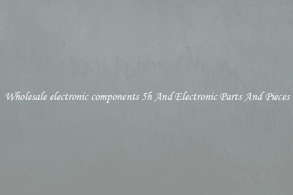 Wholesale electronic components 5h And Electronic Parts And Pieces