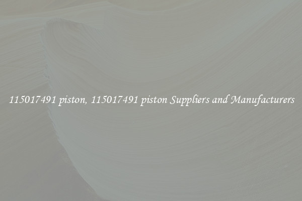 115017491 piston, 115017491 piston Suppliers and Manufacturers