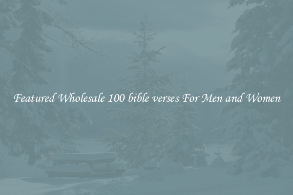Featured Wholesale 100 bible verses For Men and Women