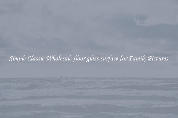 Simple Classic Wholesale floor glass surface for Family Pictures 